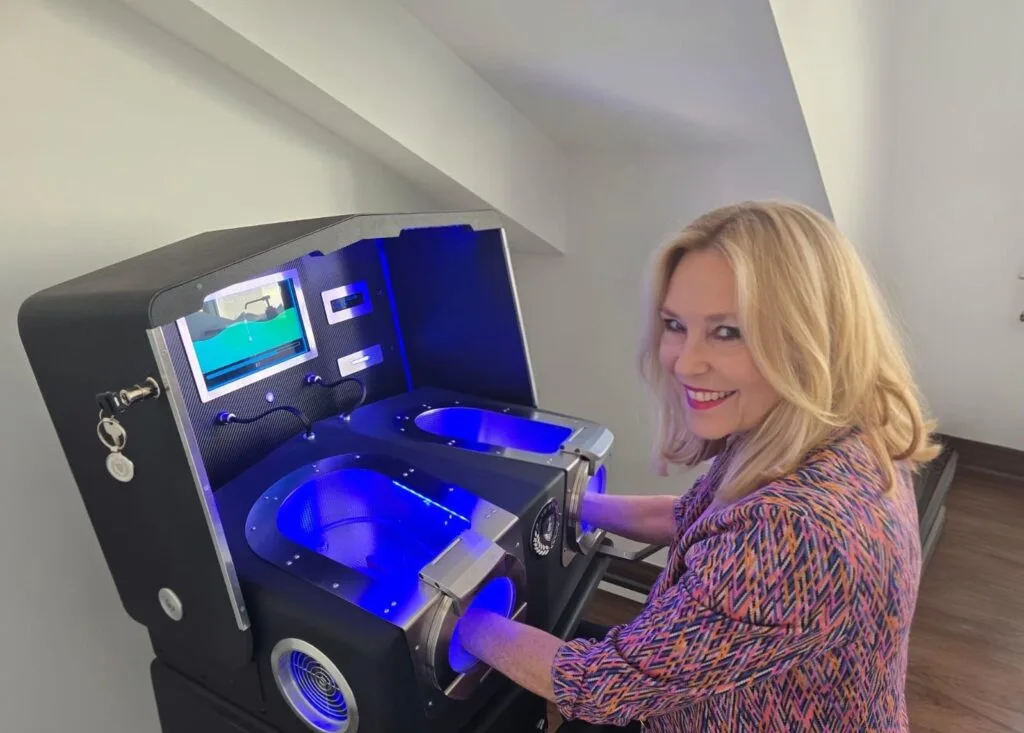 zufriedene kundin bei just cool it